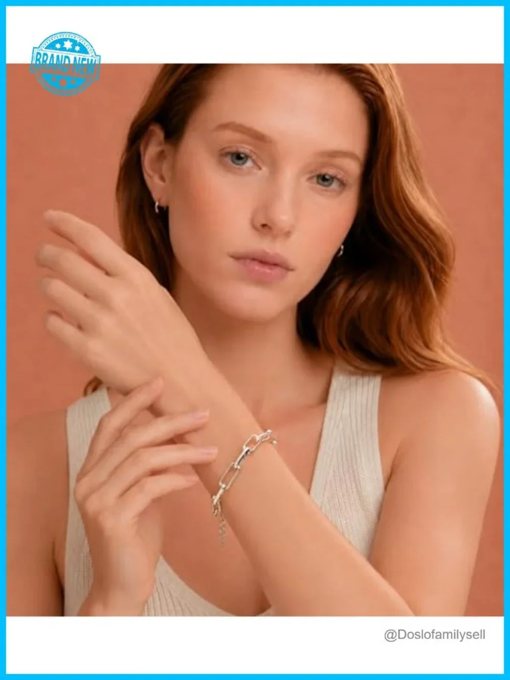 Chunky Paperclip Link Bracelet, 18K Gold & Sterling Silver Plated, Stackable